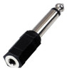 Adaptador Mini Plug 3.5 Jack Hembra A Plug 6.5 Macho Mono 0