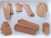 Tags Y Mini Tags En Papel Kraft Lisos, Etiquetas 6