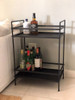 Mueble Bar Carrito - Hierro - Modelo Merlot - Diseño 0
