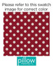 Almohada Perfecta Cojín De Silla De Lunares Rojo / Blanco In 1