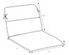 Almohada Perfecta Cojín De Silla De Lunares Rojo / Blanco In 2