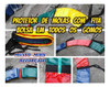 Protetor Reforçado+rede De Proteção Pula Pula 4.35mts+brinde 3