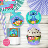 Kit Imprimible Stitch Candy Cumpleaños Invitaciones Deco 7