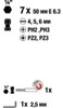 Juego Set Kit Mechas Puntas Einhell Germany 101pz 49109110 5