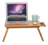 Mesa De Escritorio De Bambú Portátil Mesa Plegable De Desayu 3
