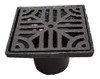 Embudo Vertical Hierro Fundido 4 /110mm Con Rejilla 20x20 0