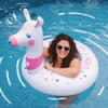 Boia Circular Inflável Divertida Lhama Piscina Verão - Ludi 1