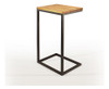 Mesa Lateral Sofá Apoio De Notebook Estilo Industrial Metal 2