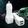 Zeqi Cargador Para Auto 2.4a (con Dos Salidas Usb + Cable Us 6