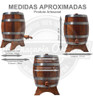 Barril Dorna Cachaça Pipote Jataúba Vertical 2 Litros 4