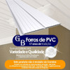 Forro De Pvc Nogueira Frisado  200 X 8 Mm - Placa 3,00  Mts 2