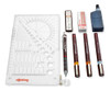 Rotring Isograph - Juego De Bolígrafos Para Dibujo Técnico 0 Rotring Isograph - Juego De Bolígrafos Para Dibujo Técnico 0