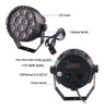 Tacho De Luz Negra Uv Led Dmx Con 12 Luces 4