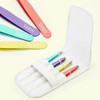 Kit Pinzas De Depilar C/estuche 4 Puntas Acero Inoxidable 3