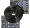 Fechamento De Portão Fita Pvc Divisor De Grama 10x25 Preto 0
