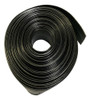 Fechamento De Portão Fita Pvc Divisor De Grama 10x25 Preto 5