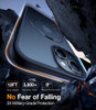 Funda Protectora Para iPhone 15 Con Anillo Translucida Negra 4