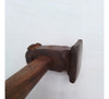 Antiguo Martillo Maza Hierro Cabeza Cuadrada Herrero Forja 4