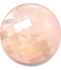 Pedra Quartzo Rosa Facetada Perolada Relicário Secret Coin 4