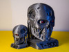 Terminator T-800 - Cabeza Sobre Base. Impresion 3d 3