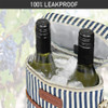 Bolsa Aislada Para Llevar 2 Botellas, Perfecto Para Picnic 4