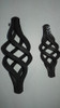 Adorno Rejas Piñas En Hº Soldable Base Cuadrada 10 Mm 55x110 0