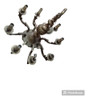 Araña Antigua En Bronce 8 Luces 1