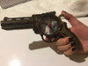 Despertador Cabeceira Revolver Relogio Alarme Arma 1