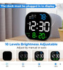 ~? Reloj De Pared Digital Szelam, Pantalla Grande De Reloj D 2