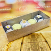 50 Caixa Com Visor Kraft (10 Doces) 7x4x17,5 Id5046 2