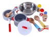 Cocina Infantil De Madera 2 Modulos Gris 1