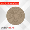 Aros P/atrapasueños 70cm En Mdf 9mm Pack Completo 2
