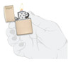 Zippo Classic Flat Sand Zippo Logo Original Garantia 28378 3