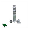 Kit Para Columnas Galeria Pergola Aleros 3 Pulgadas Alta 0