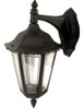 Farol Colonial Descendente Hexagonal Negro G P 0