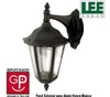 Farol Colonial Descendente Hexagonal Negro G P 1