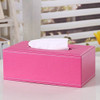 Kingfom Rectangular Pu Cuero Facial Tissue Box Servilleta Ti 3