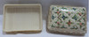 Antigua Jabonera Plastico Pintada Motivo Floral B5 2