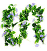 Airsun Artificial Morning Glory Flower Vines, 2pcs 15feet Pl 2
