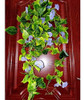 Airsun Artificial Morning Glory Flower Vines, 2pcs 15feet Pl 4