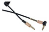 Cable De Audio Jack 3.5 En Ángulo Y Tipo Resorte 1.5 M 0