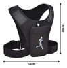 Colete Refletivo Esportivo Para Corrida Com Suporte Telefone 1