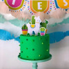 Adorno Para Torta. Topper Cake. Llama Y Tunas. Personalizado 7