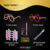 Combo Cotillon Luminoso Led Neon Fiesta Carioca 90 Personas 7 Combo Cotillon Luminoso Led Neon Fiesta Carioca 90 Personas 7