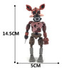 Fnaf Set Mini Figuras Acción Personajes Animatrónicos 4