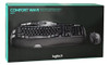 Teclado Logitech Mk570 Comfort Wave + Mouse - Inalambrico 0