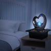Fuente Con Luz Led Decoración Forma Corazones Bola Cascada 4