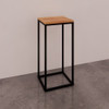Leñero En Hierro Y Madera Finger Joint - Siamo Muebles 0