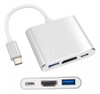 Hub Usb C Hdmi Hd 4k Usba Para Macbook Windows Android Linux 0