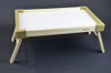 Mesa Bandeja Cama Desayuno Tramontina Plegable Madera 4